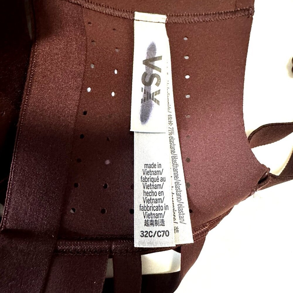 Victoria's Secret VSX Featherweight Max-Front Close Sport Bra Size 32C NWOT - Picture 3 of 5
